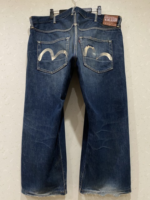 EVISU エヴィス エビス No2 セルビッチ 隠しリベット ボタンフライ 