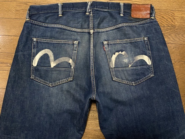 EVISU エヴィス エビス No2 セルビッチ 隠しリベット ボタンフライ 