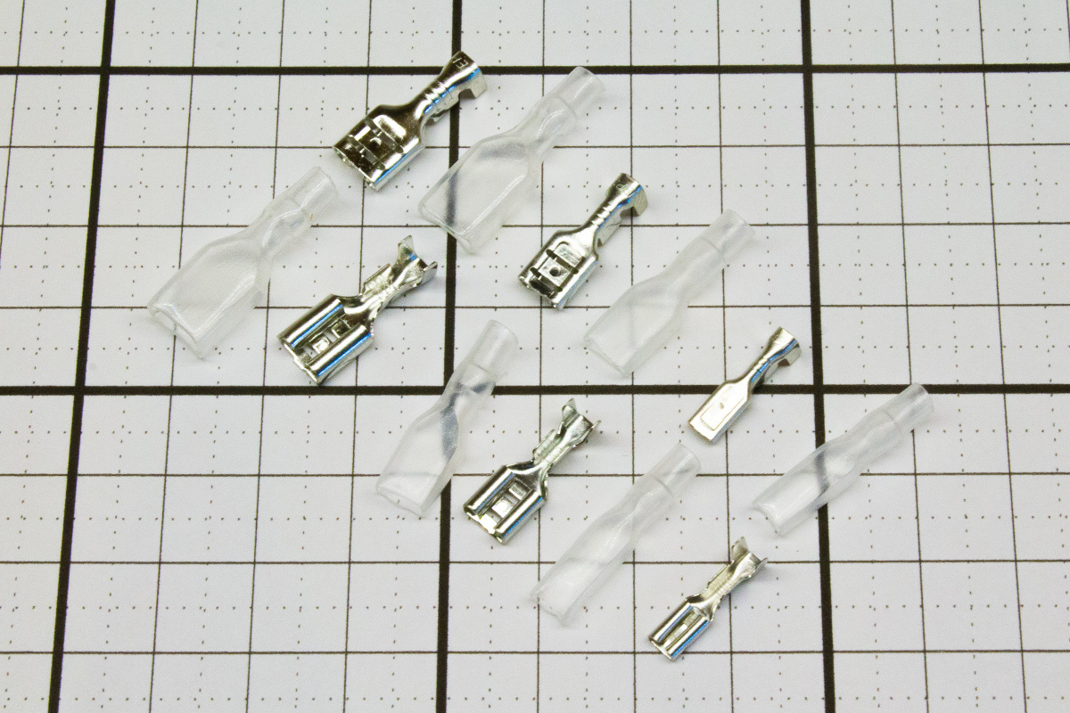 ファストン端子 3種類 110型 5型 250型 メス 各４個入 計１２個 スリーブ付 スピーカー 売買されたオークション情報 Yahooの商品情報をアーカイブ公開 オークファン Aucfan Com