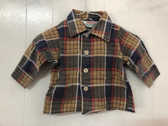 期間限定値下げ クリックポスト可 health-tex 長袖 ネルシャツ US 古着  