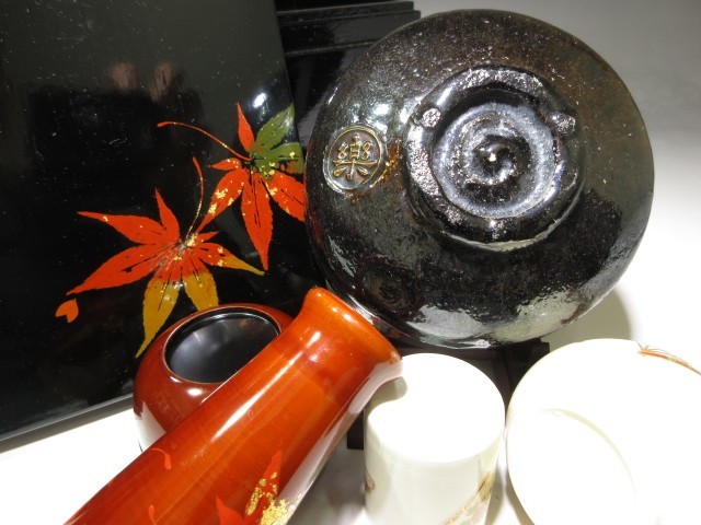 利休茶箱 茶道具 Yahoo!オークション - 茶箱 茶器⁄茶道具 十二代楽吉