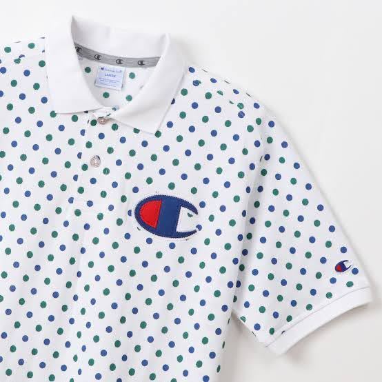 ポロシャツ 襟ラインルーズフィット ■L定価10,890円 Champion ゴルフ チャンピオンの通販 L 定価10890円 チャンピオン ポロシャツ ビックロゴ Lサイズ 新品 C3 RG316 340