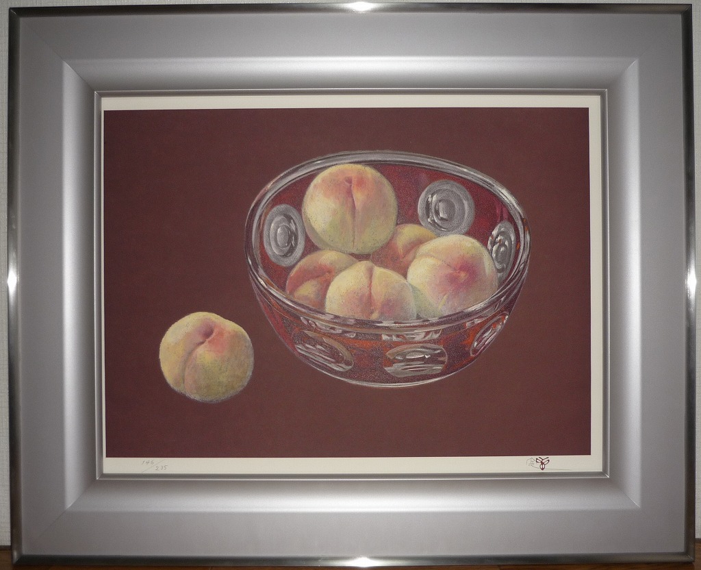 杉山寧 「淑」 リトグラフ 落款・エディション・作品証明シール有り