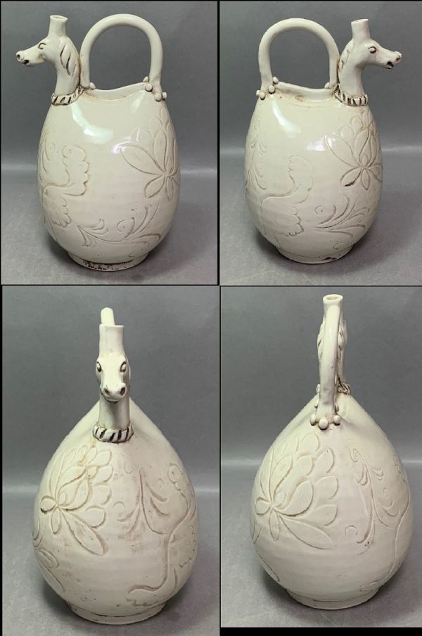 宋汝窯紅釉三羊尊瓶 景徳鎮 陶磁器 装飾品 現代工芸品 美術品 置物 宋