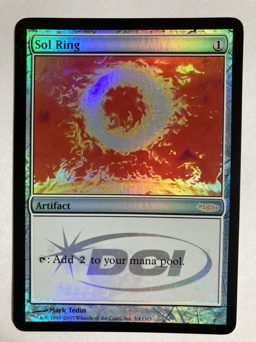 EN 【Foil】《太陽の指輪/Sol Ring》[ジャッジ褒賞] 茶 MTG 英語版 Ring