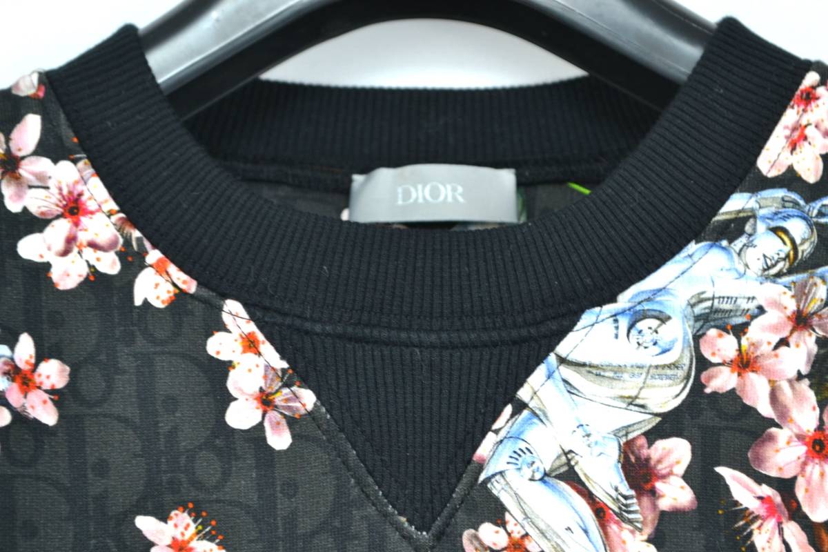 Christian Dior グラフィックプリントクルーネックスウェットシャツ