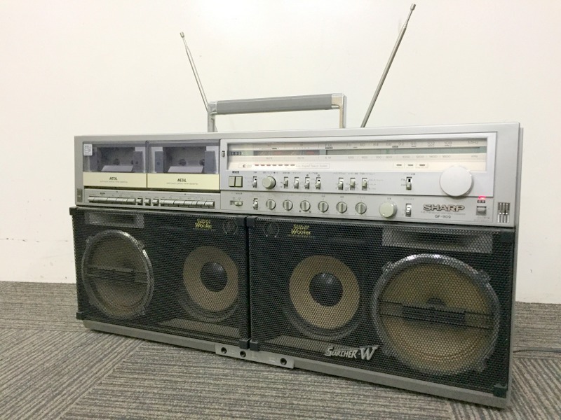 GF-909 SHARP SEARCHER-W THE シャープ ラジカセ The Boombox Sharp