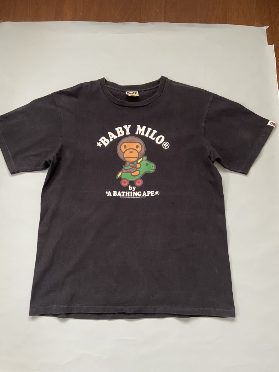 A BATHING APE BAPE マイロ Tシャツ XLサイズ アベイシングエイプ 