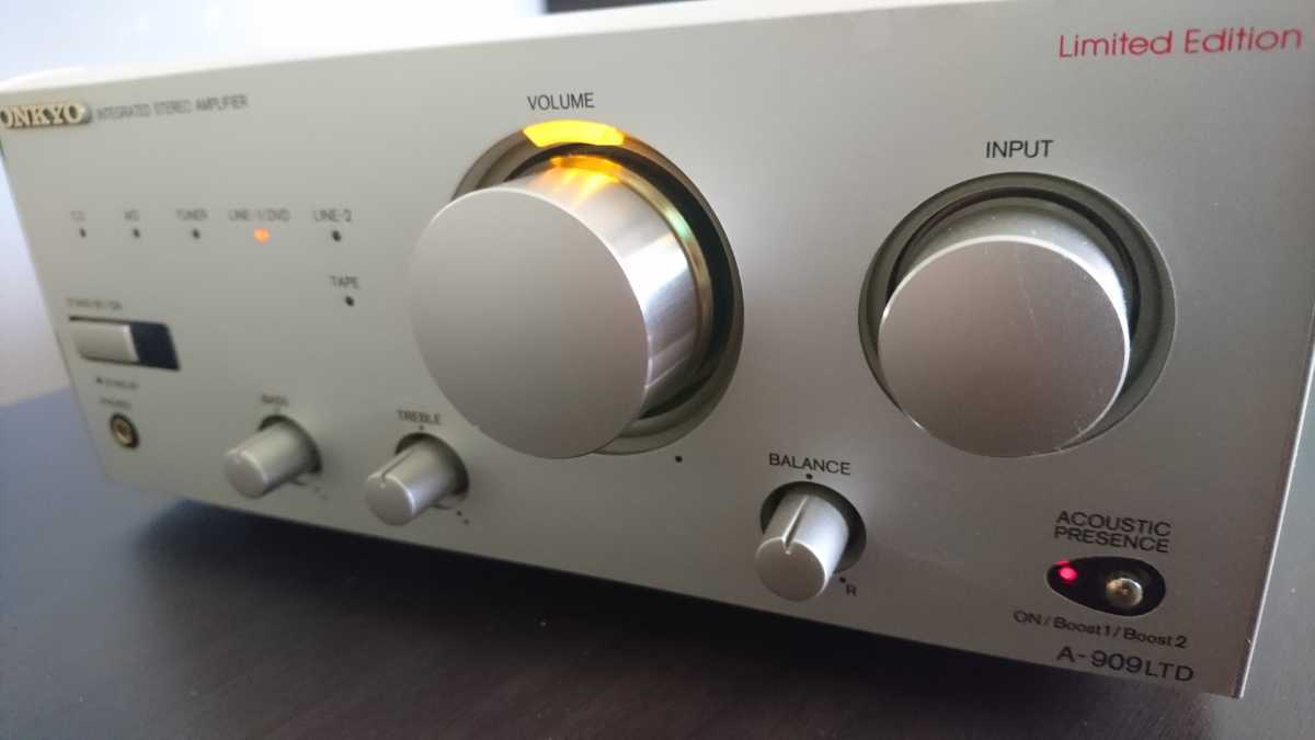 アンプ onkyo A-909LTD & EQ-205 ONKYO（オンキヨー） ONKYO A-909