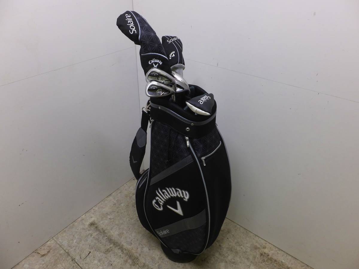 キャディバッグ極美品！【Callaway Solaire ゴルフセット 7本