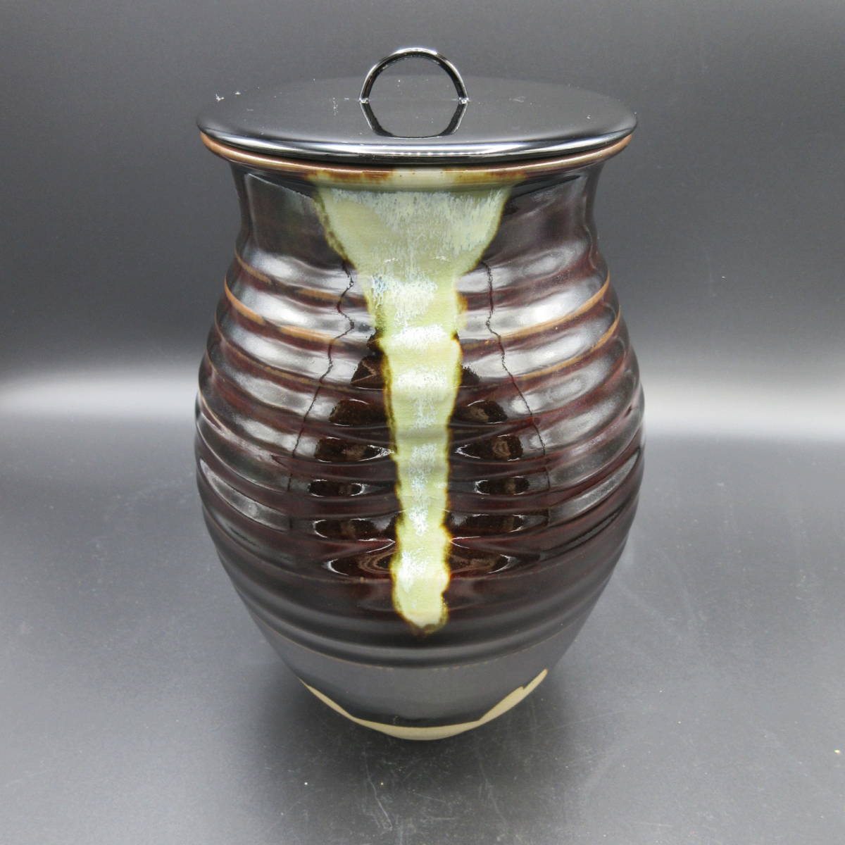 茶道具 蘆瀑写水指 阿漕窯造 共箱(水指)|売買され 茶道具 蘆瀑写水指 阿漕窯造 共箱(水指)|売買され