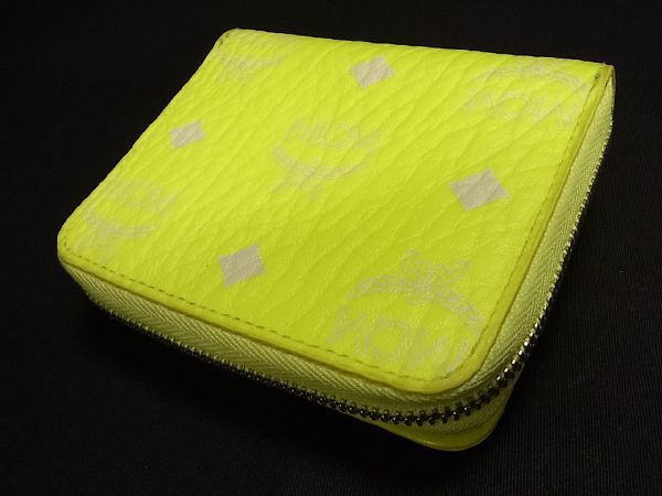 1円 Mcm エムシーエム レザー 二つ折り 蛍光 財布 ウォレット札入れ 小銭入れ メンズ レディース イエロー系 K5195ul その他 売買されたオークション情報 Yahooの商品情報をアーカイブ公開 オークファン Aucfan Com