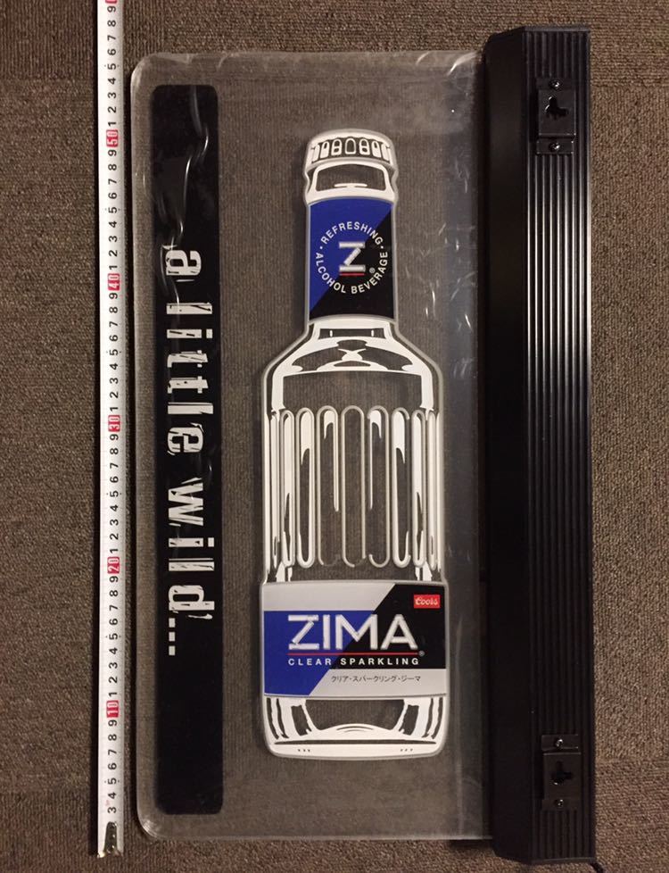 ネオンサイン ZIMA ZIMA ネオン看板 青・赤 Amazon.co.jp: ZIMA ジーマ