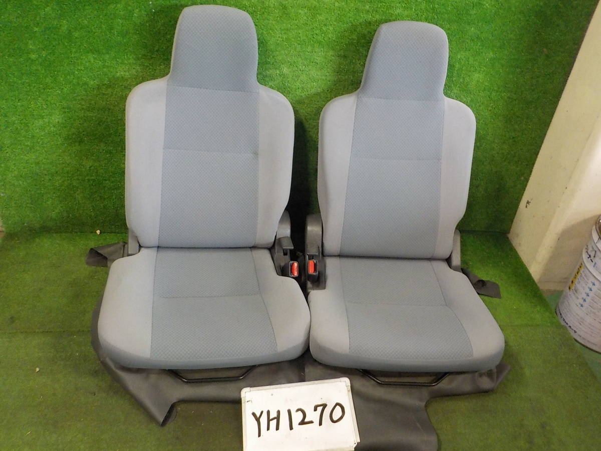 破けなし　S331V　ハイゼットカーゴ純正フロントシート左右セット　トリムFG10　運転席　助手席　S321V