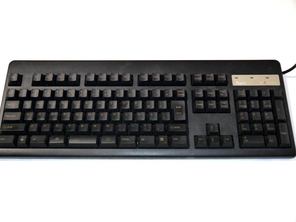 □東プレ REALFORCE 108UB-A XE31L0 荷重30g 日本語配列 黒 ブラック