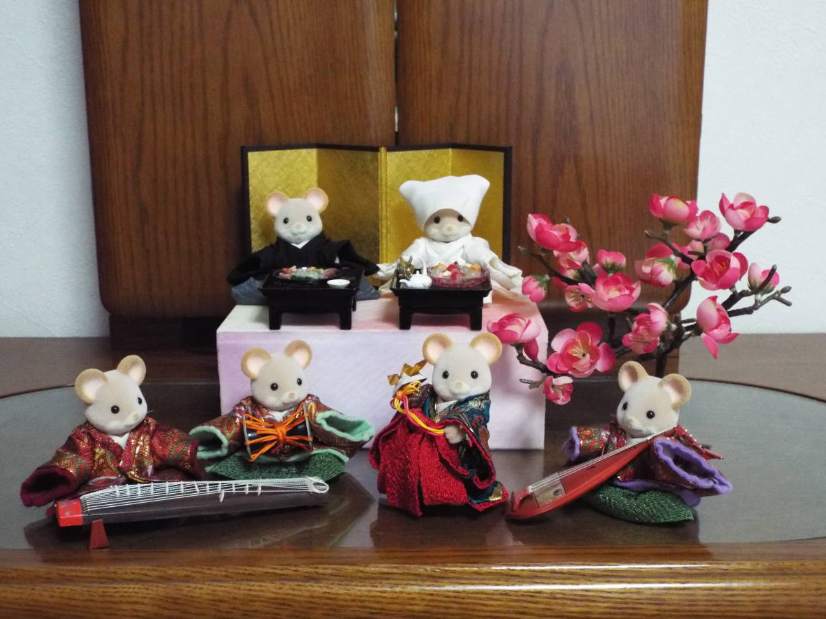 人気，新作登場 シルバニア ハンドメイド ねずみの婚礼 人形 小物 その他(シルバニアファミリー)｜売買されたオークション情報、yahooの商品情報をアーカイブ公開 - オークファン シルバニアファミリー