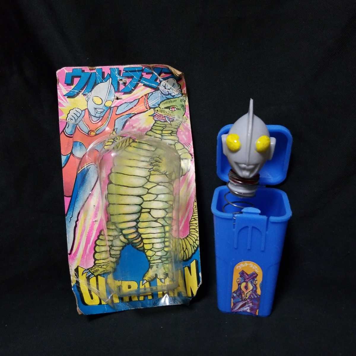 ウルトラマン びっくり箱 ソフビ 当時物 駄菓子屋 検）マルサン 