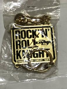 矢沢永吉 キーホルダー ROLL KNIGHT コンサートツアー'87 ROCK'N