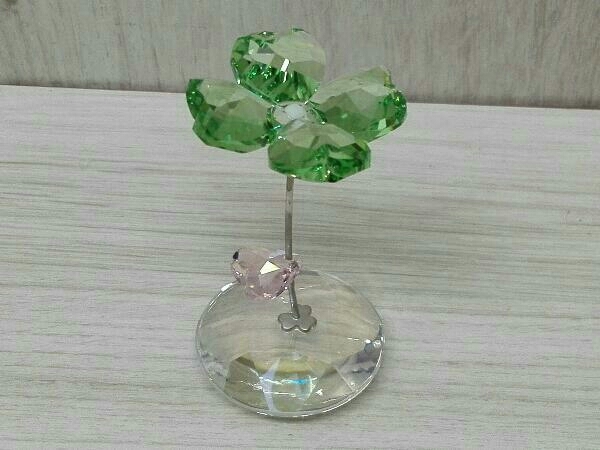 スワロフスキー 四つ葉のクローバー SWAROVSKI 置物 クローバー 
