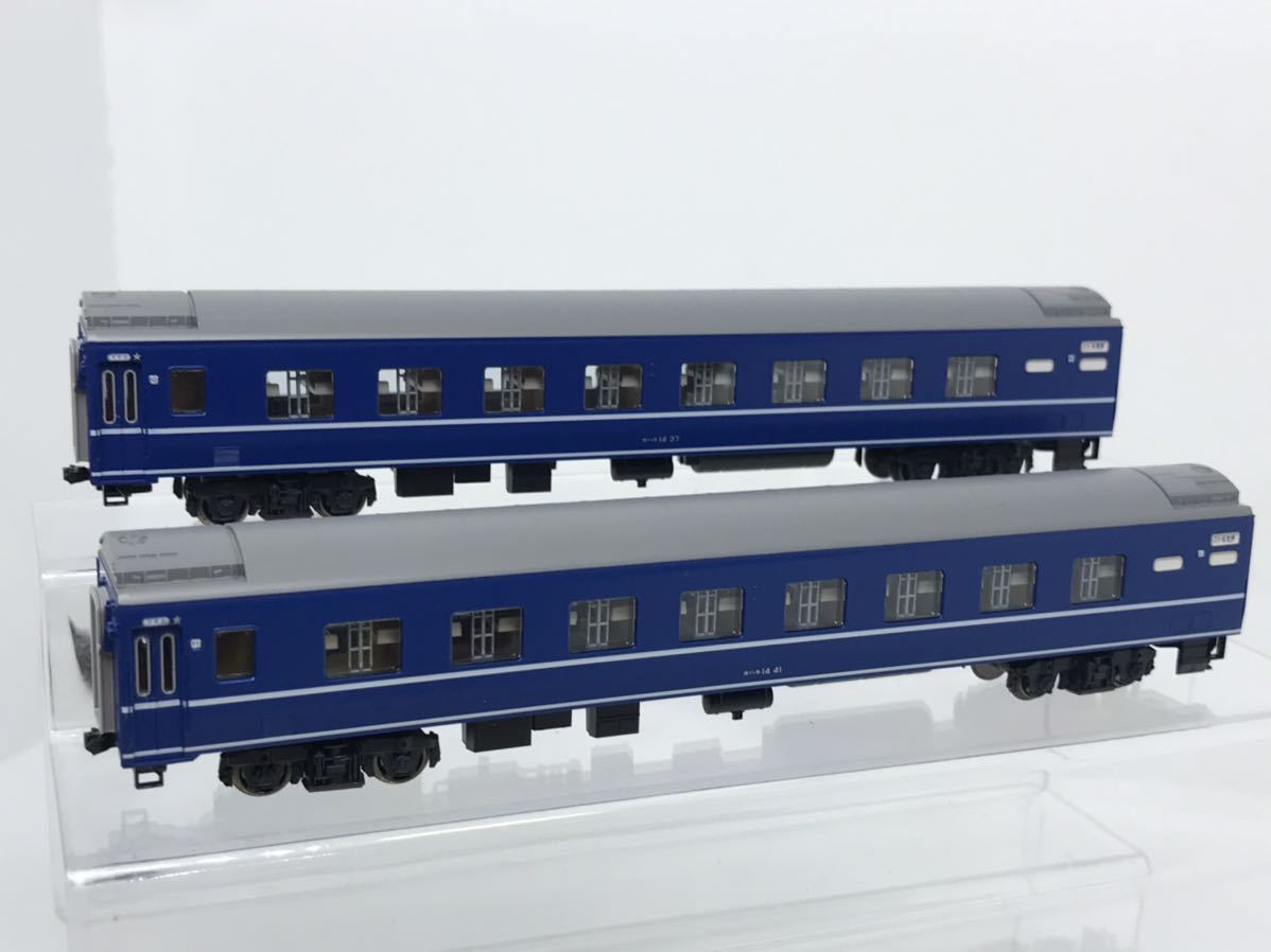 オハネ14 37 41 KATO 10-599 14系 さくら 佐世保編成 バラ 2両まとめて 1円～