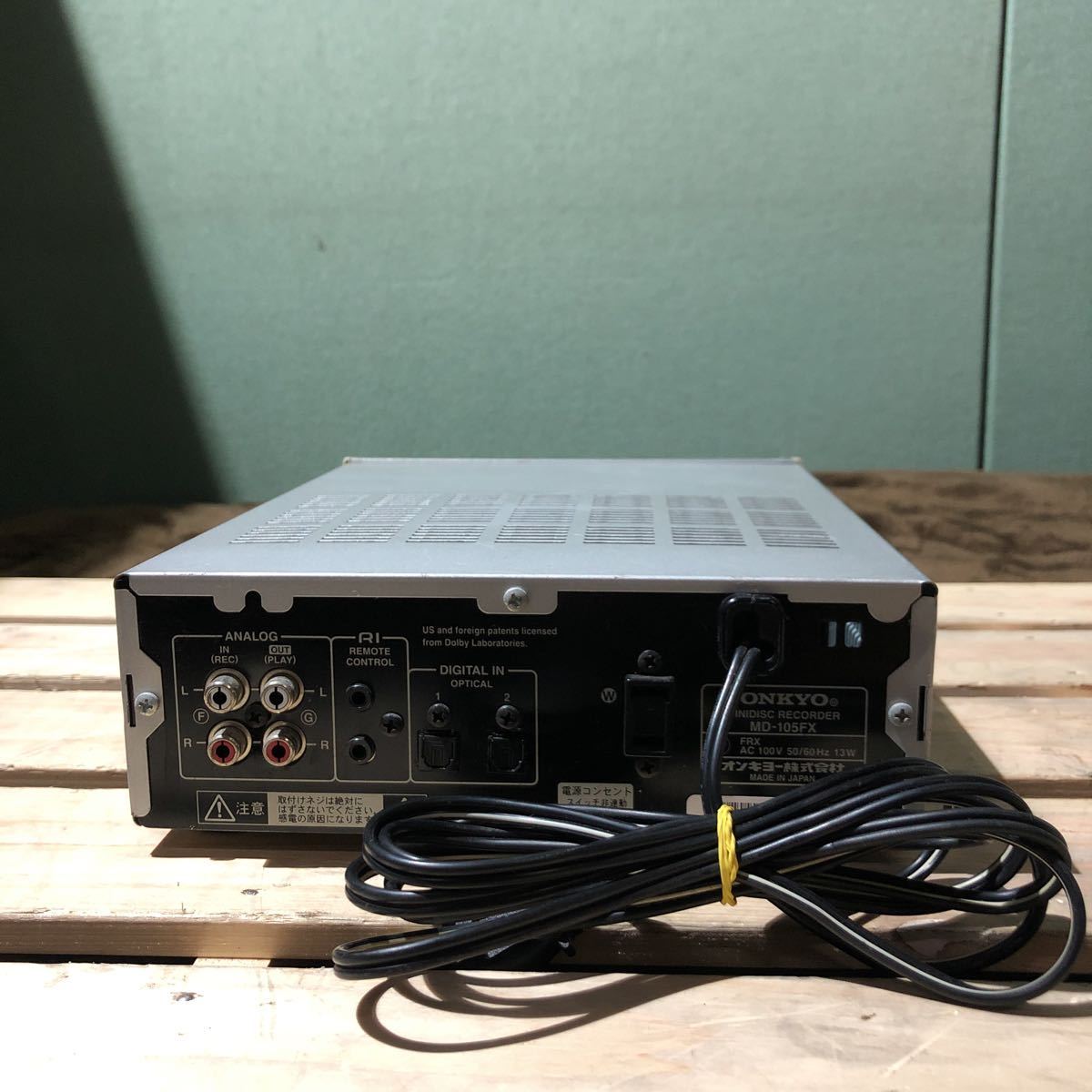 ONKYO MDレコーダー MD-105X 本体のみ オンキョー ONKYO MD-105X MD