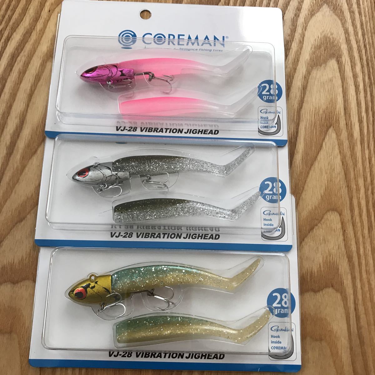 数量限定，限定SALE 送料250円 コアマン vj28 vj-28 シーバス バイブレーションジグヘッド セット 青物(スイムベイト)｜売買されたオークション情報、yahooの商品情報をアーカイブ公開 - オークファン スイムベイト
