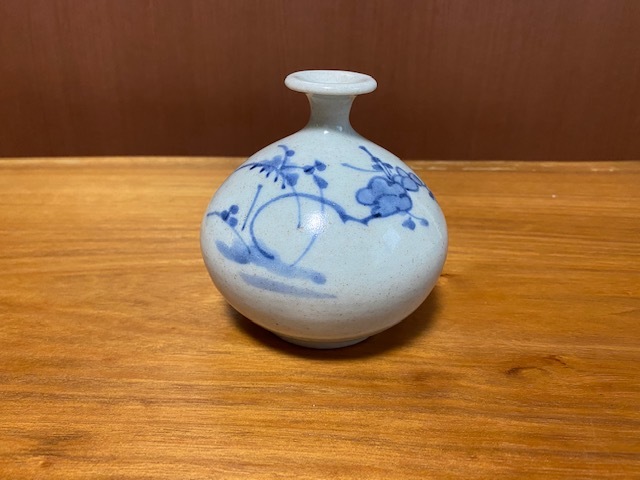 古伊万里 染付 草花文 油壺 高さ約10cm 古伊万里 染付 草花文 油壷 江戸時代 CE） | 入蘆花 - 民 初期