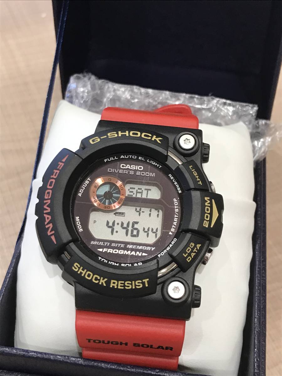 新品 G-SHOCK フロッグマン / FROGMAN トリプルクラウン05 トリクラ赤 GW-200TC-4JR