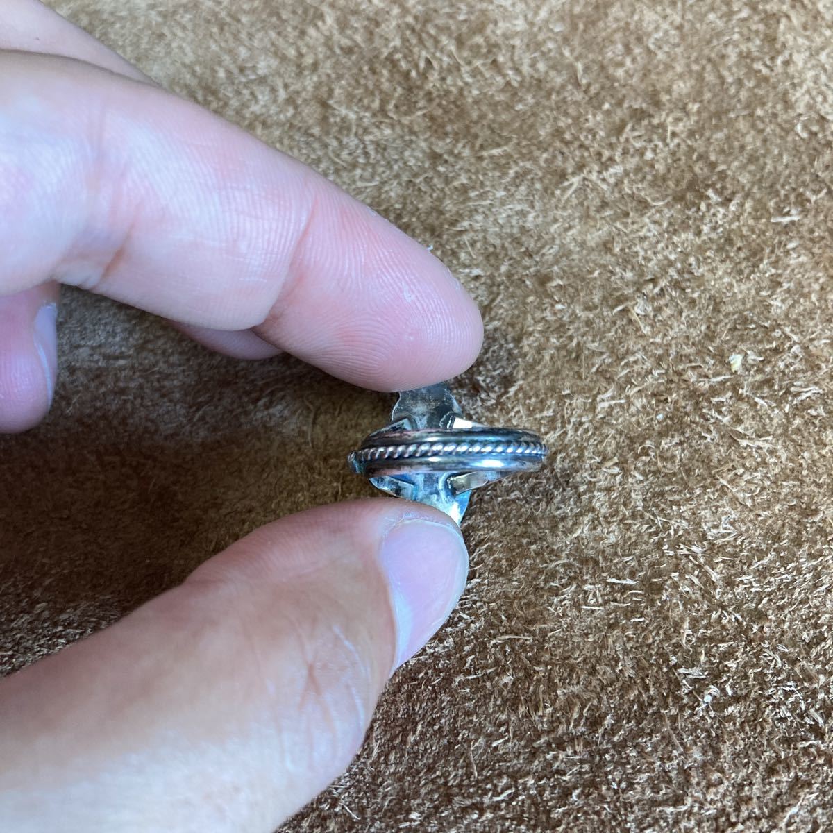 インディアンジュエリー ナバホ族 Ee Sterling ターコイズ シルバー 
