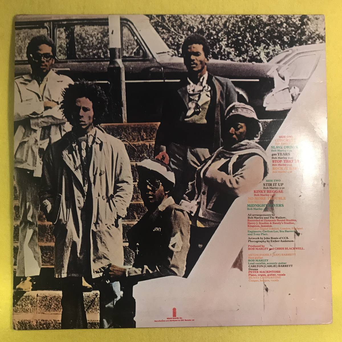 A Catch - FIRE WAILERS CATCH Fire a The Wailers Bob Marley ⁄ (US