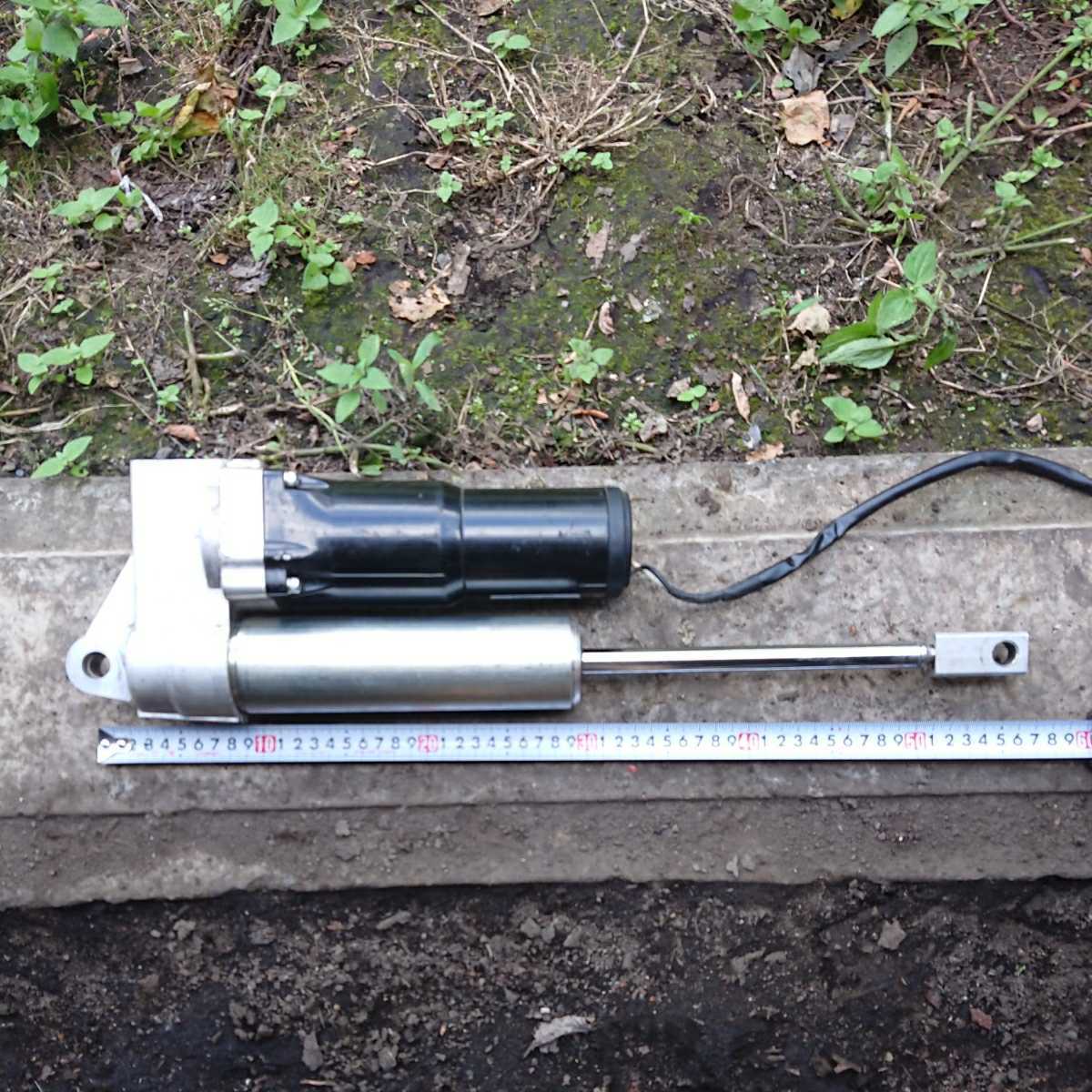 ★再出品★電動式油圧シリンダー★動作確認済み★12V★ササキ★