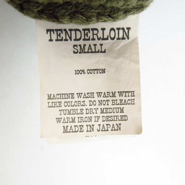 ☆【未使用】TENDERLOIN/テンダーロイン MOCK NECK COTTON KNIT モック 