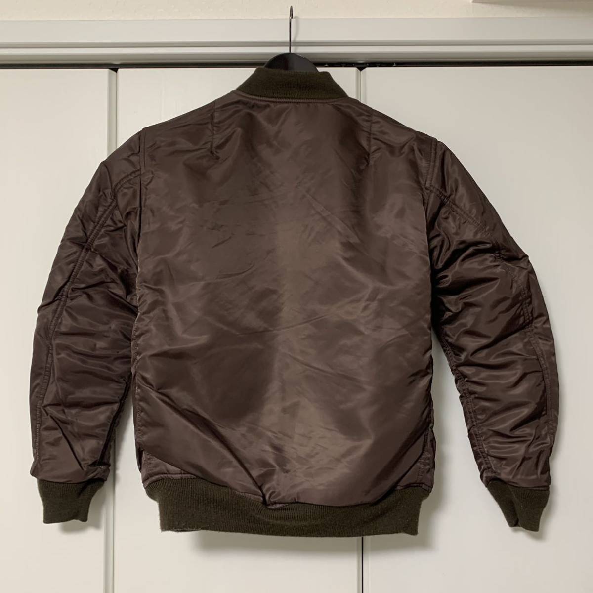 AVIREX ミリタリージャケット リバーシブル MA-1 カモフラ × ブラウン