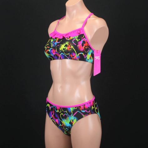 T2136 かわいい キュート ハート柄 日本未発売 スピード ビキニ 水着 S相当 ピンク ブラック ビーチバレートップ ボトム スポーツブルマ ツーピース 売買されたオークション情報 Yahooの商品情報をアーカイブ公開 オークファン Aucfan Com