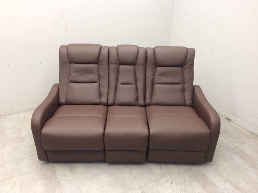展示品 極 モダンデコ modern deco 電動リクライニングソファ 