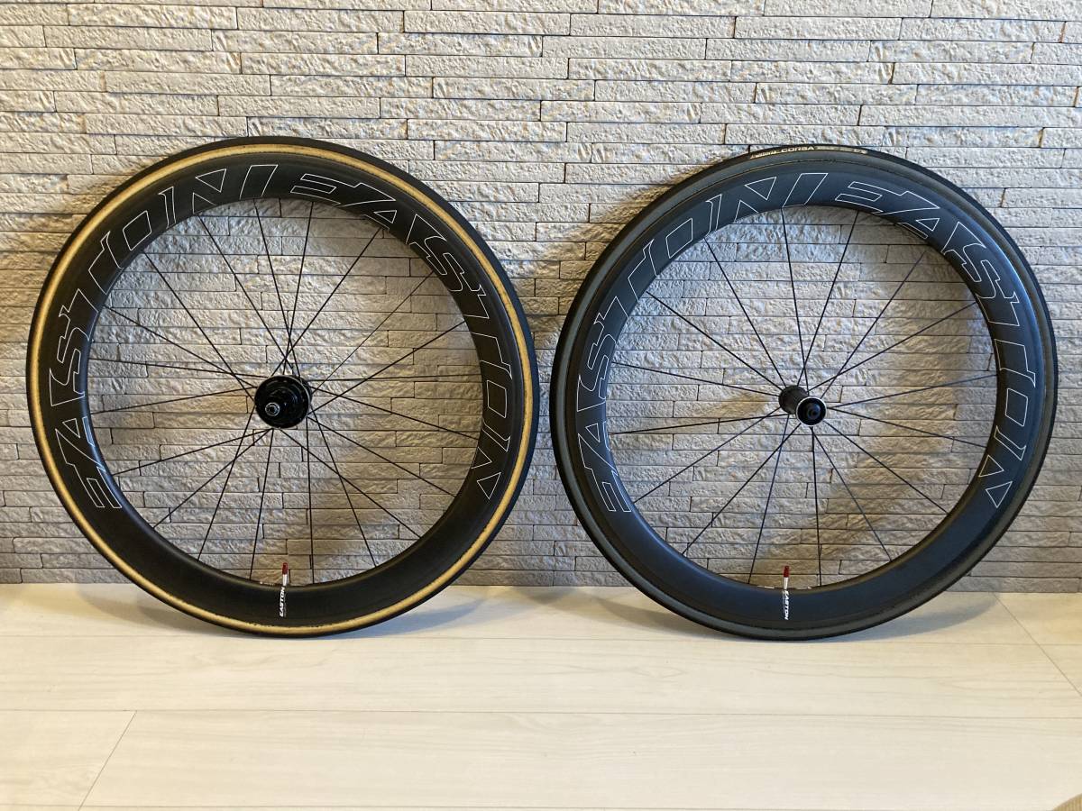 Easton aero55 TU ジャンク EASTON EC90 AERO55 チューブラー シマノ