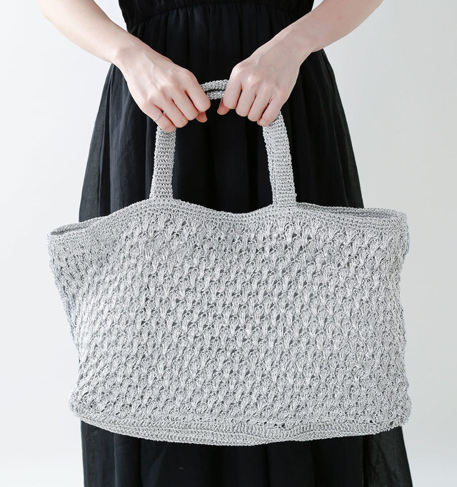 ne Quittez pas（ヌキテパ）METALLIC MACRAME SAKOCHE BAG