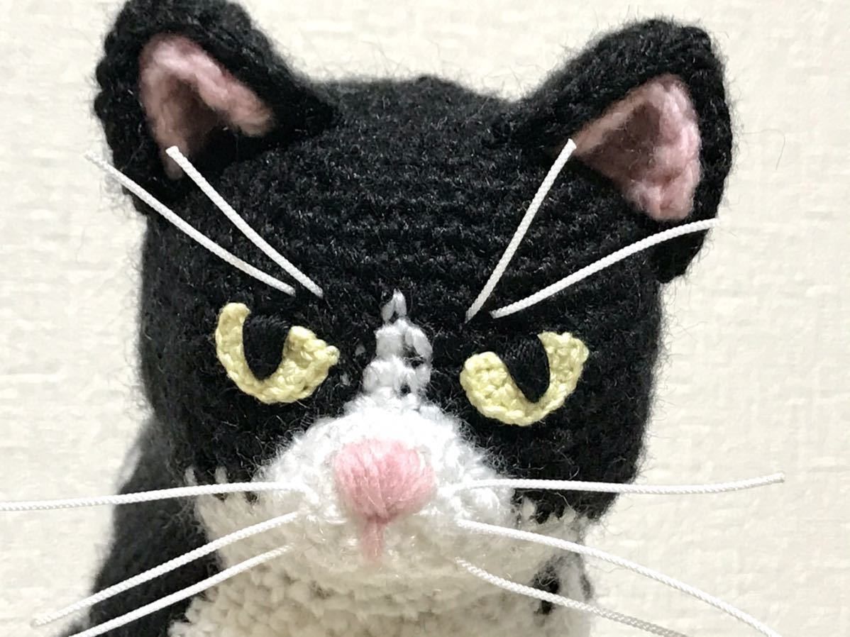 あみぐるみ 白黒ハチワレ猫さんのあみぐるみ ID PAY メルカリ - 冬支度
