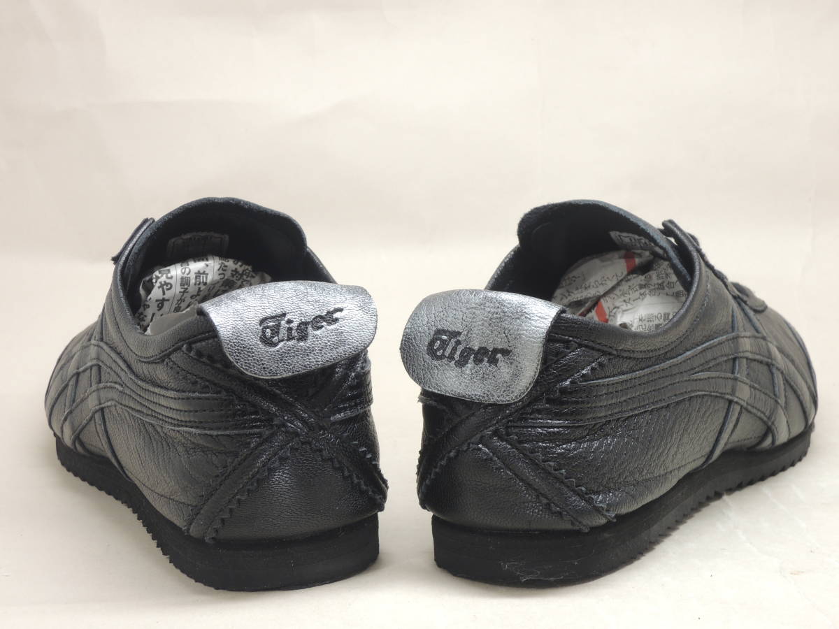 即決!良品! 日本製 Onitsuka Tiger MEXICO 66 DELUXE レザー 黒 28cm