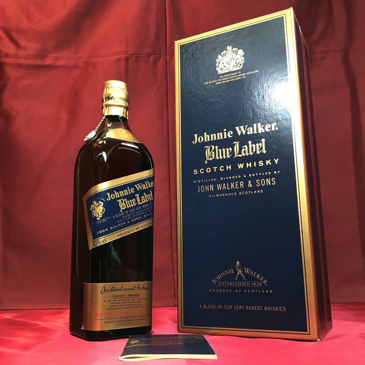 YH-6612】未開栓 Johnnie Walker ジョニーウォーカー Blue Label