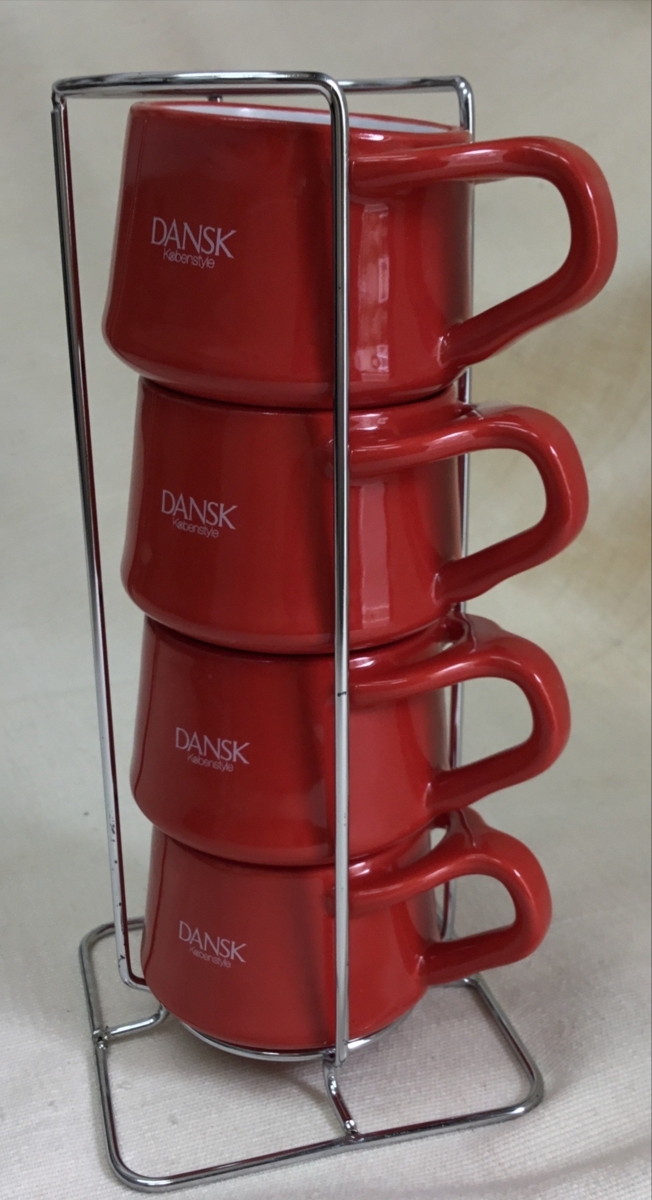 DANSK ダンスク コベンスタイル 両手鍋 18cm 2.2L IH対応 チリレッド