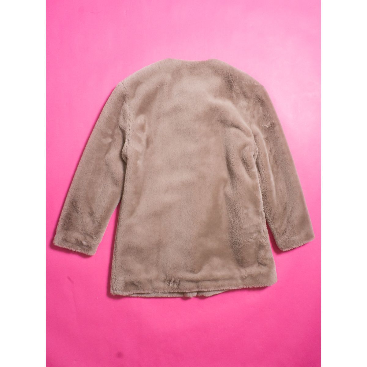 ZARA trf collection ファーコート ザラ ベージュブラウン 秋冬 