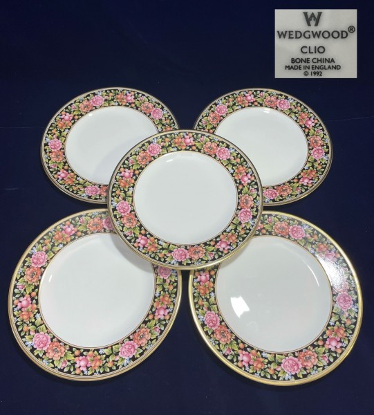 ☆Wedgwood CLIO プレート 5枚セット 直径 20.5㎝☆ ウェッジウッド