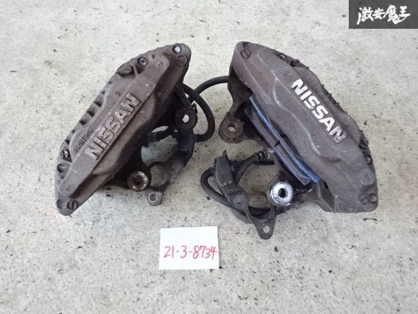 日産純正 HCR32 R32 スカイライン タイプM フロント 4POT ブレーキ