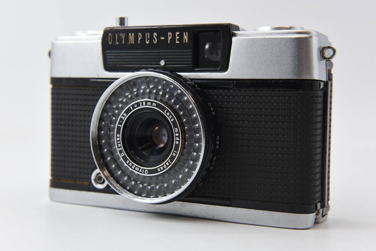 並品 】 オリンパス 赤ベロ OK OLYMPUS-PEN EE-3 f3.5 28mm コンパクト