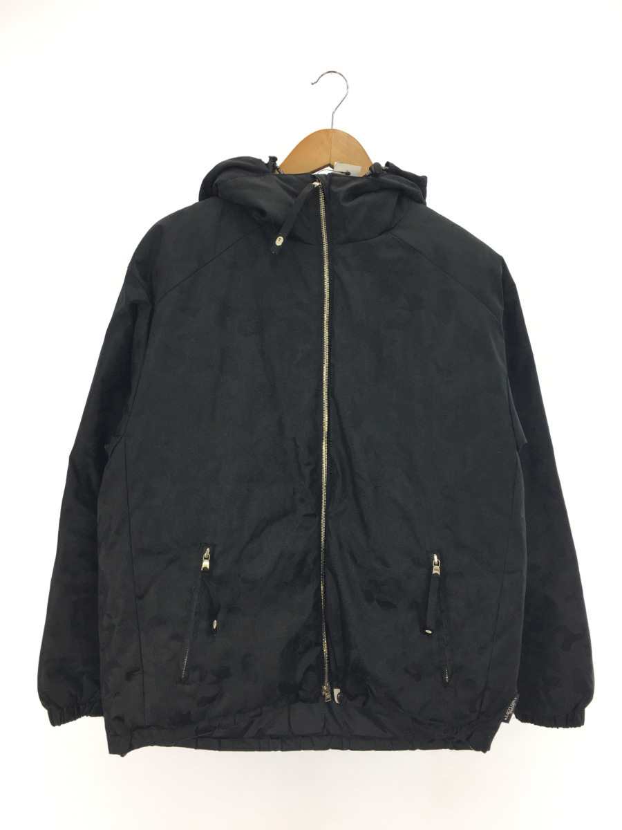 A BATHING APE◆GORE DRYLOFT/ダウンジャケット/M/ナイロン/BLK/カモフラ