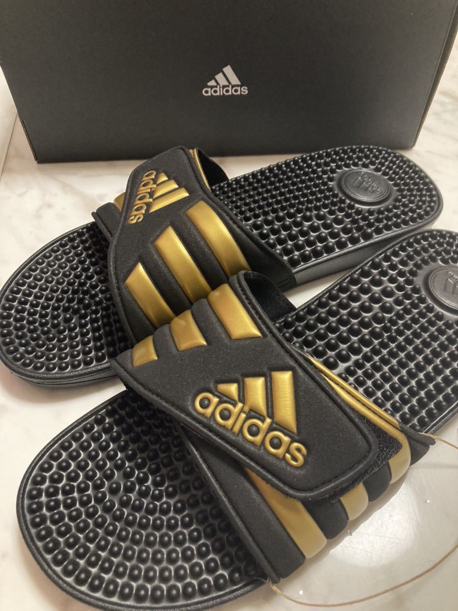 【人気定番，SALE】 adidas アディダス サンダル 28.5cm 黒&times;金 アディサージ(28.0cm以上)｜売買されたオークション情報、yahooの商品情報をアーカイブ公開 - オークファン 28.0cm以上