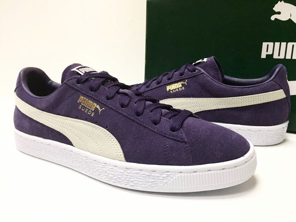 新品!! 良色 名作 PUMA SUEDE プーマ スエード パープル 紫 us 10 JP 
