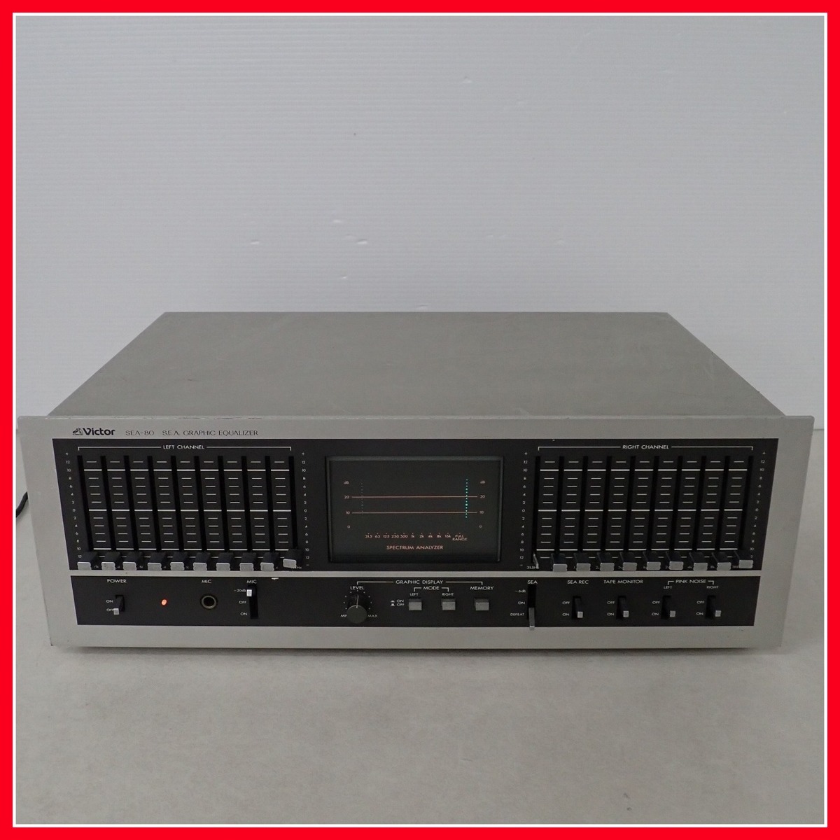 SEA-80 ビクター グラフィックイコライザー Victor グラフィック SEA-80 ビクター グラフィックイコライザー Victor グラフィック