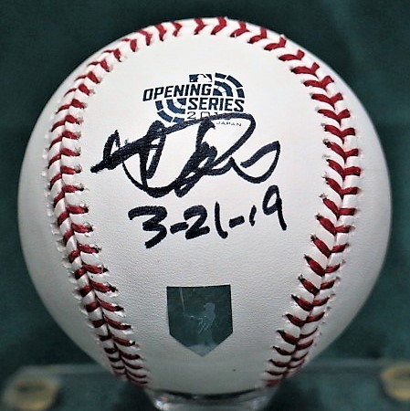 開幕戦　イチロー　直筆サイン 2019 2019 【公式通販】 直筆サイン イチロー 開幕戦 記念グッズ